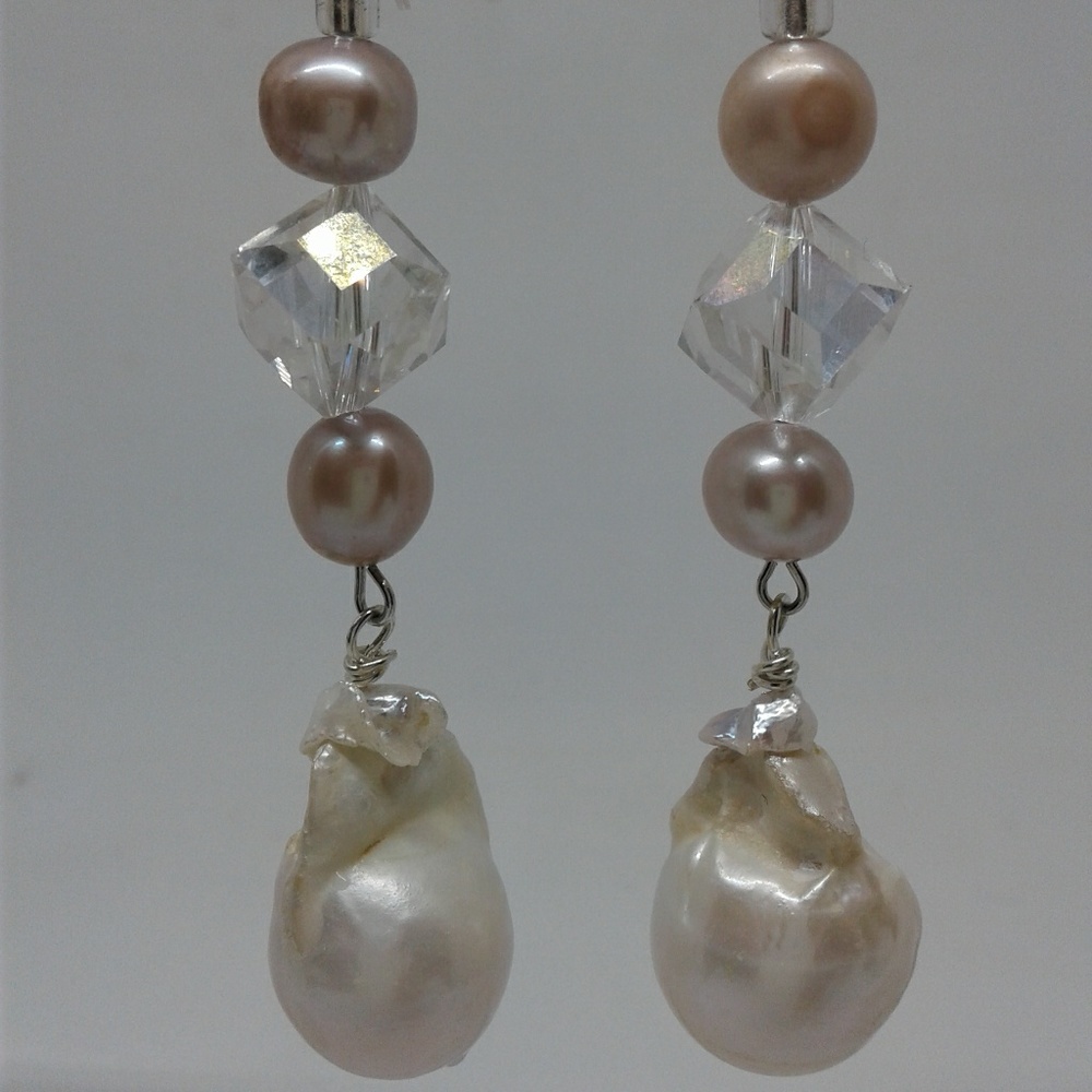Baroque Pearl  Drop Earrings